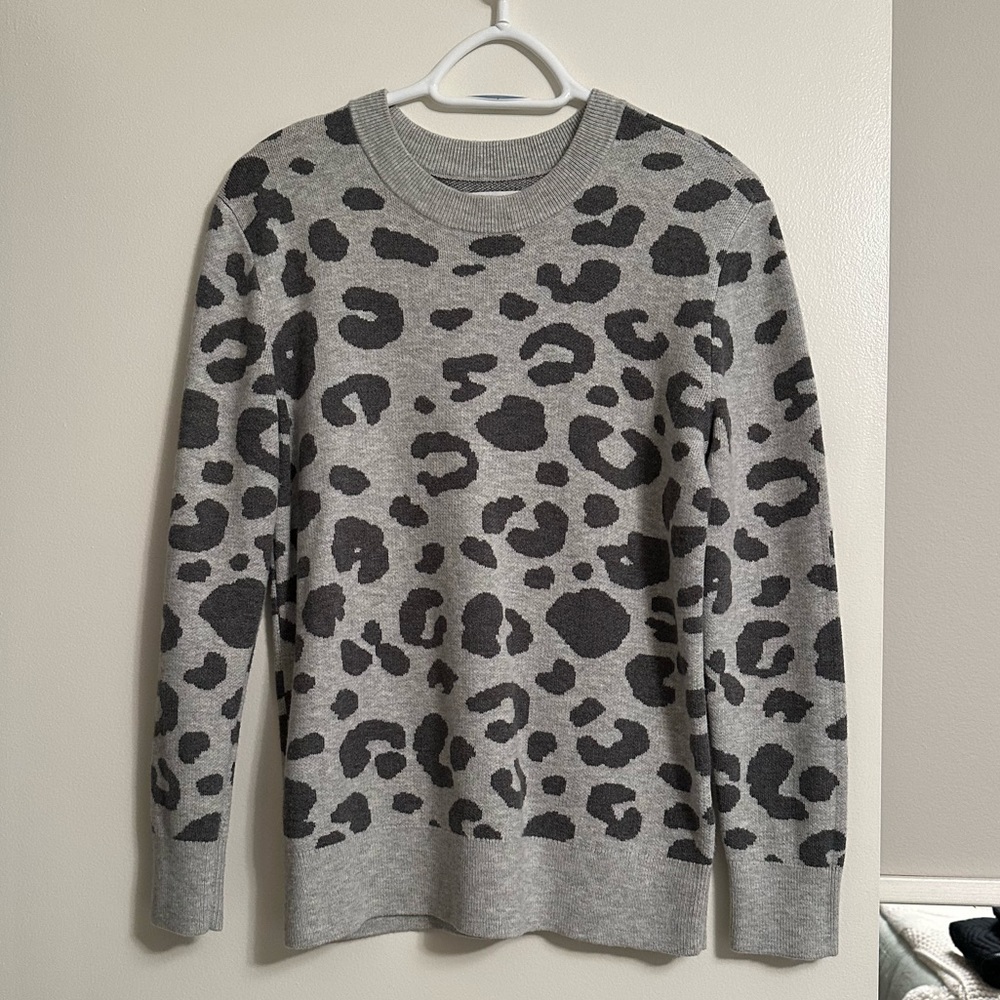 Animal print sweater